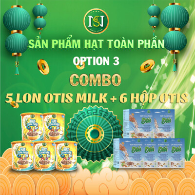 Option 3 - Combo 5 lon OtisMilk và 6 hộp Otis